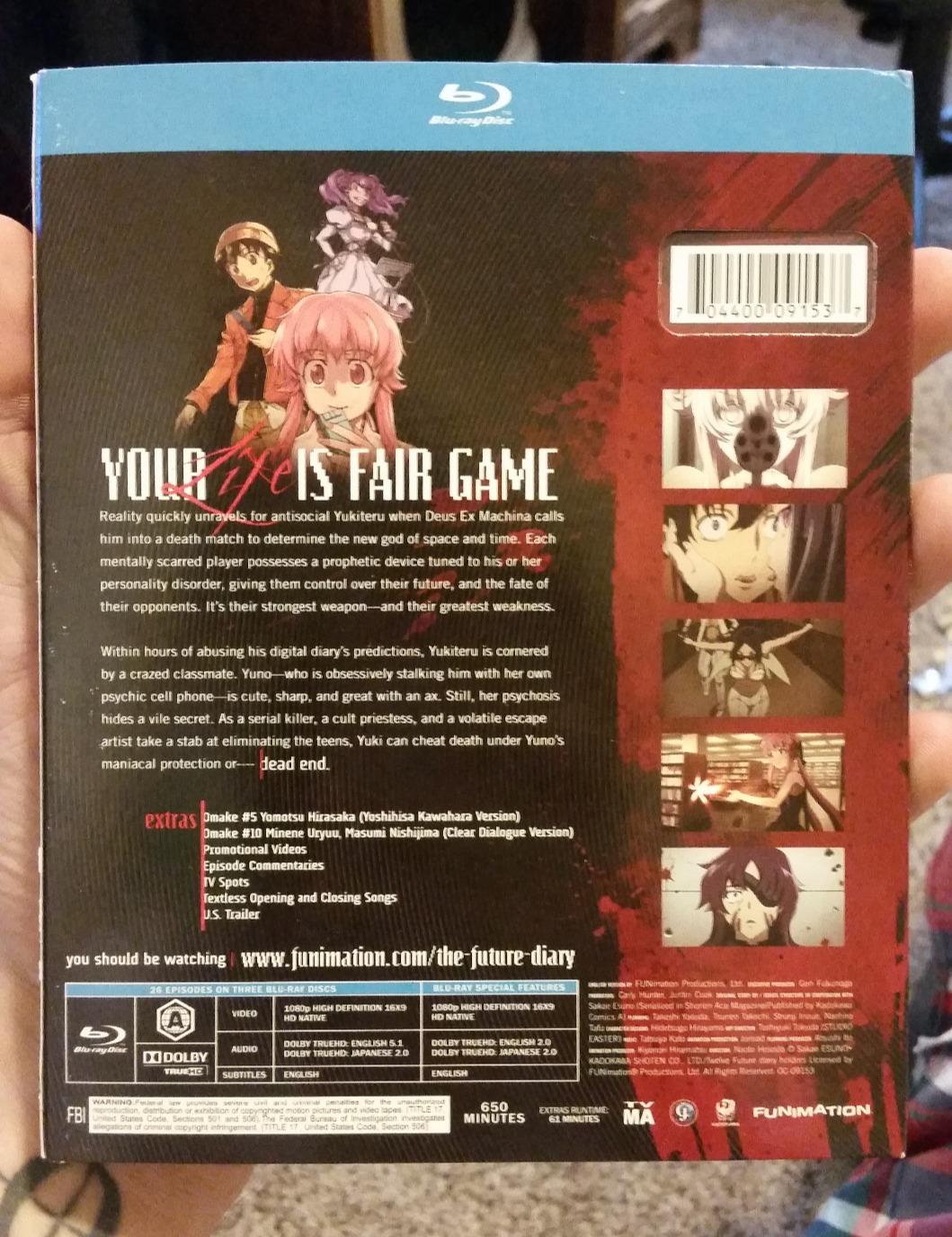 Buy Future Diary: Complete Series [Blu-ray] at Ubuy Togo